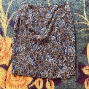 Charter club 100% silk pencils skirt